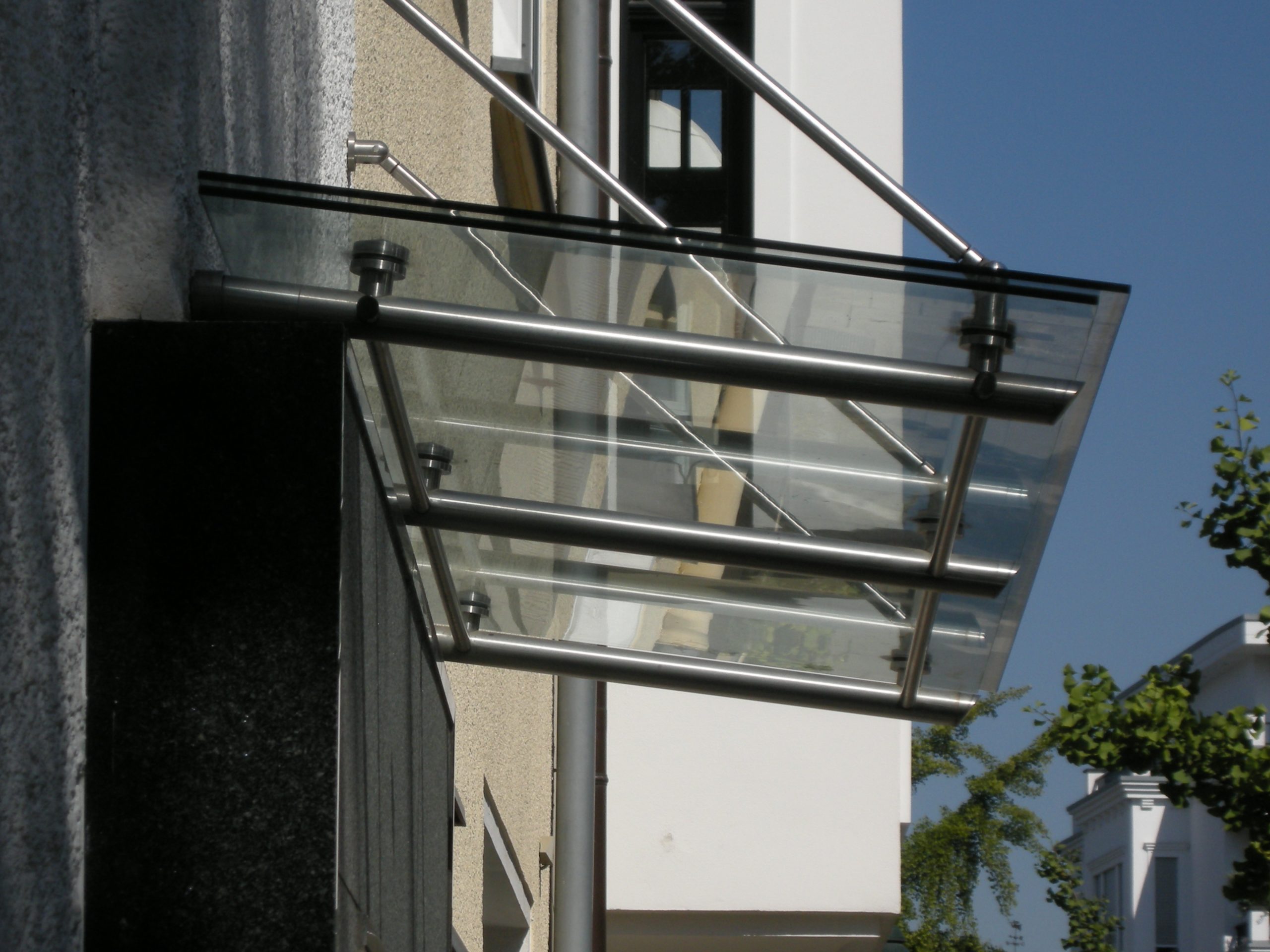 entrance glass canopy